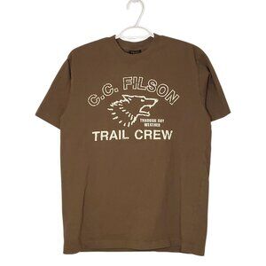 Filson Trail Crew graphic shirt green size S
